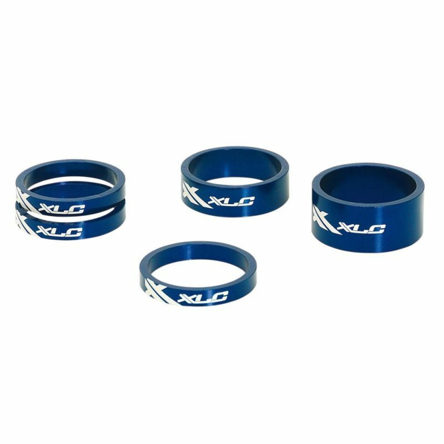 XLC Set Distanziali Serie Sterzo 1â€™â€™1/8 BLU  