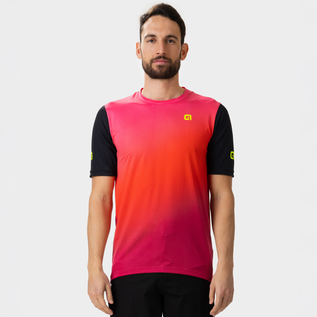Maglia MTB Maniche Corte Uomo Alè TWIST ROSSO